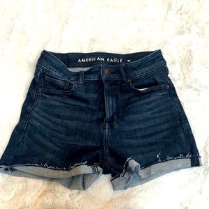 American eagle blue jean shorts